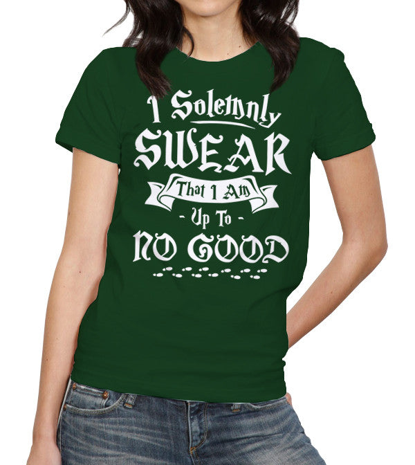 I Solemnly Swear That I Am Up To No Good T-Shirt - FiveFingerTees