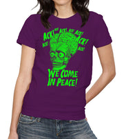Ack! We Come In Peace T-Shirt - FiveFingerTees