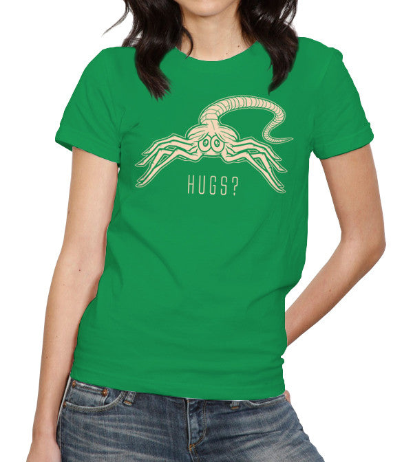 Facehugger Hugs? T-Shirt - FiveFingerTees