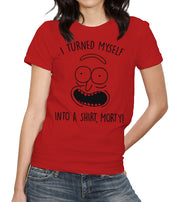 I Turned Myself Into A Shirt Morty T-Shirt - FiveFingerTees