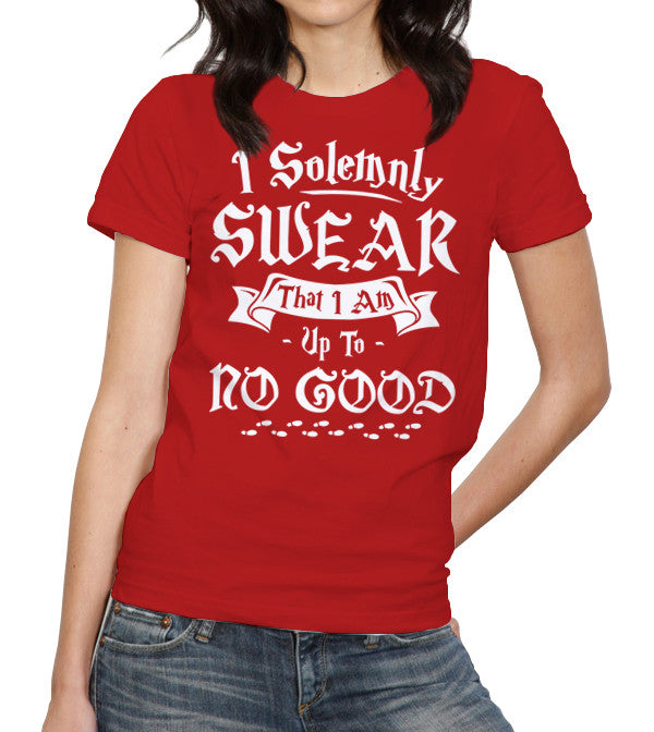 I Solemnly Swear That I Am Up To No Good T-Shirt - FiveFingerTees