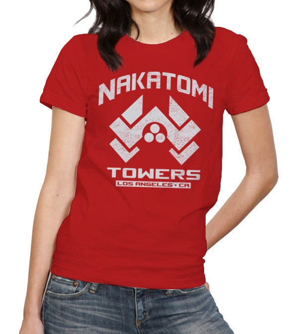 Nakatomi Towers T-Shirt - FiveFingerTees
