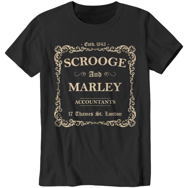 Scrooge and Marley Accountants T-Shirt - FiveFingerTees