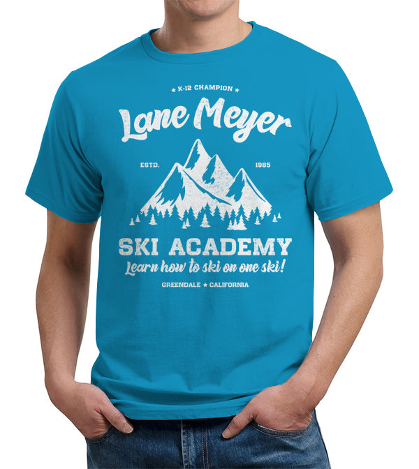 Lane Meyer Ski Academy T-Shirt - FiveFingerTees