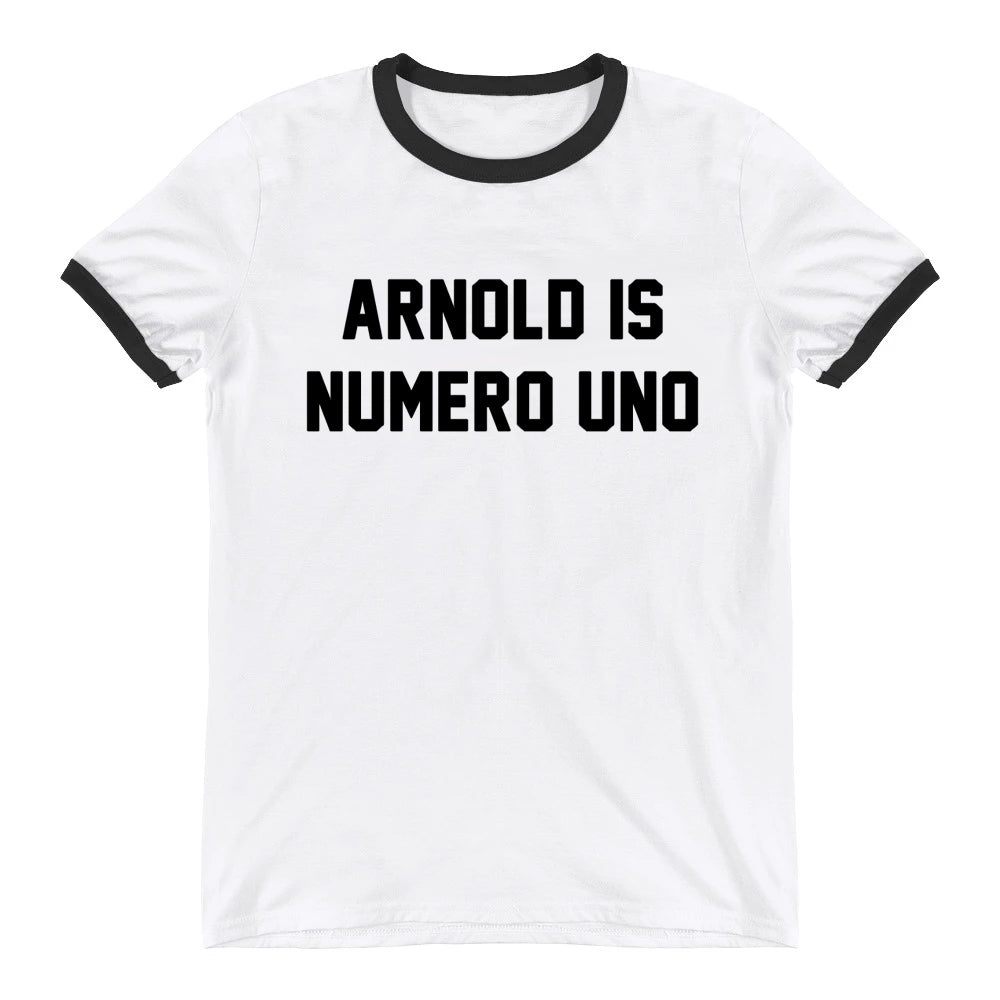 Arnold Is Numero Uno T-Shirt - FiveFingerTees