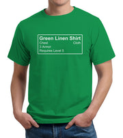 Green Linen Shirt T-Shirt - FiveFingerTees
