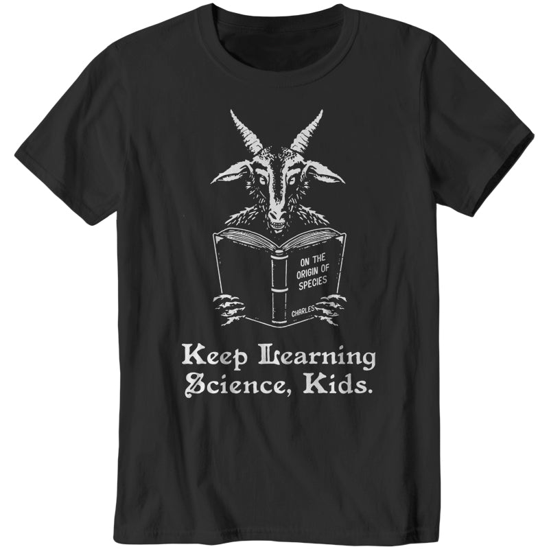 Keep Learning Science Kids T-Shirt - FiveFingerTees