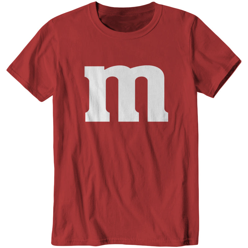 Red M&M Costume T-Shirt - FiveFingerTees