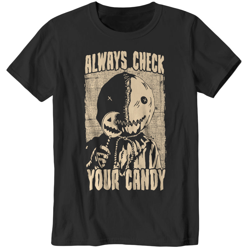 Always Check Your Candy T-Shirt - FiveFingerTees
