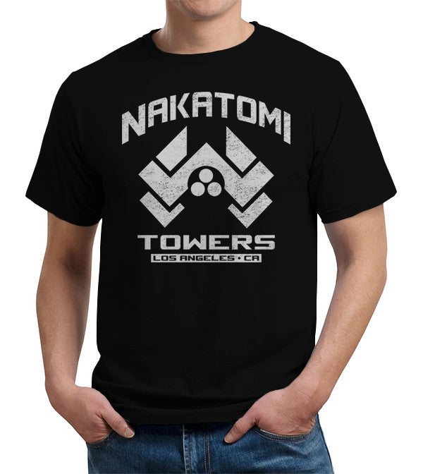 Nakatomi Towers T-Shirt - FiveFingerTees