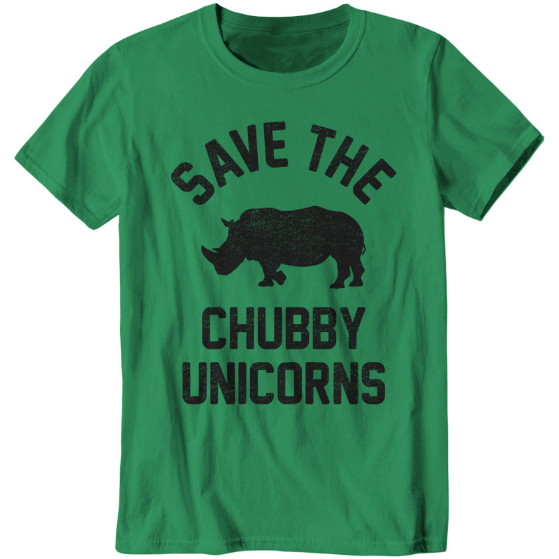 Save The Chubby Unicorns T-Shirt - FiveFingerTees