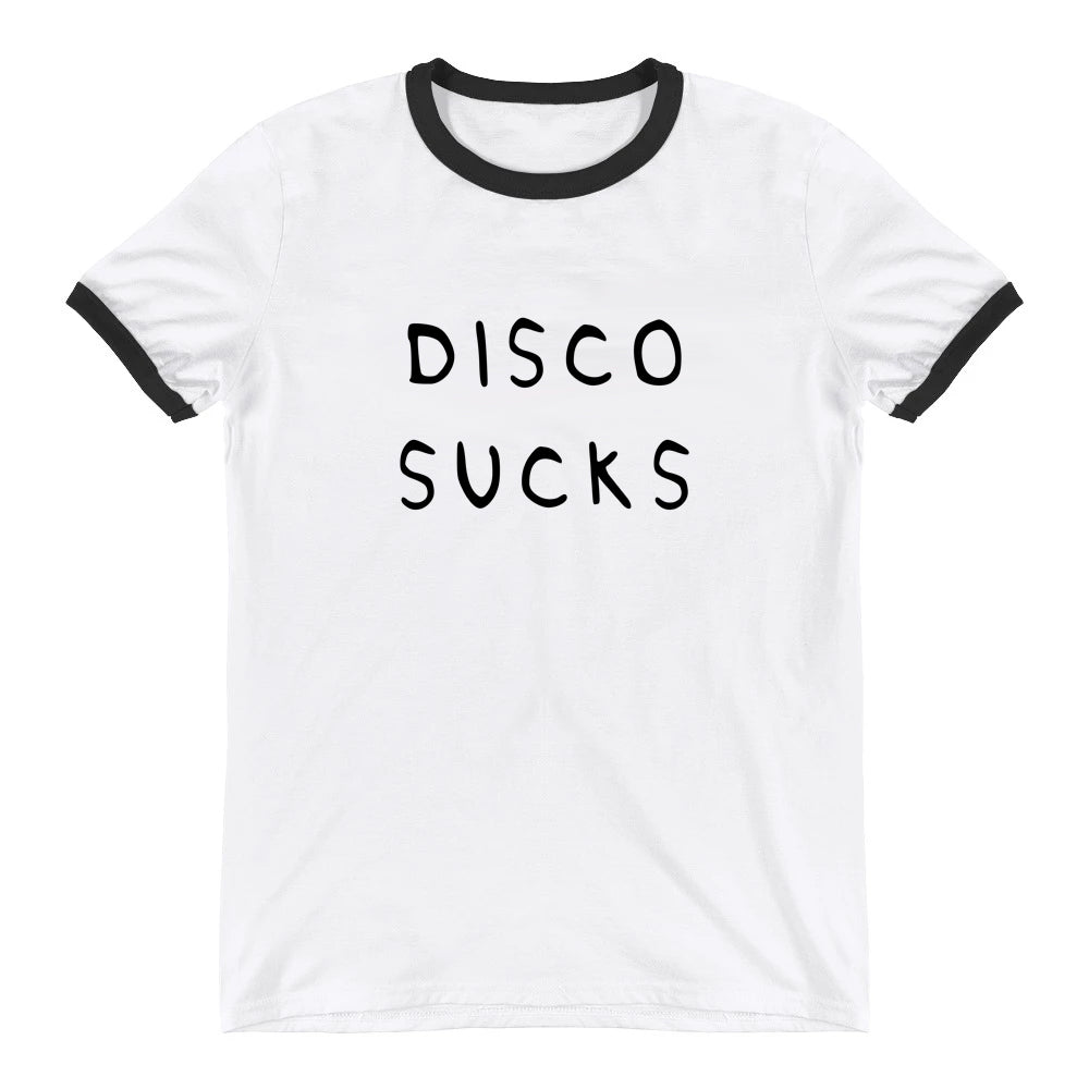 fire oversættelse skrå Disco Sucks T-Shirt - FiveFingerTees
