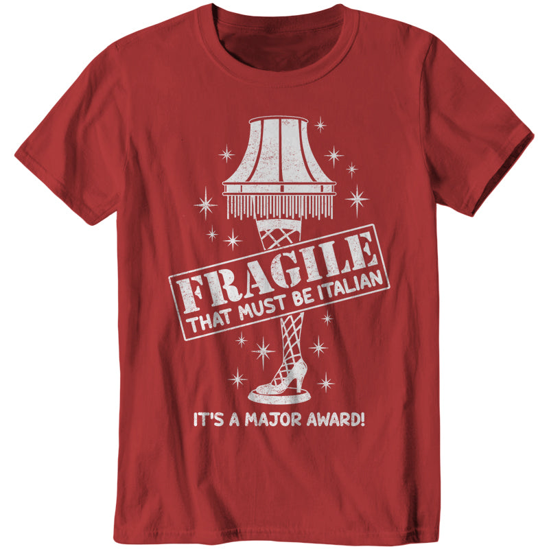 Fragile Leg Lamp T-Shirt - FiveFingerTees