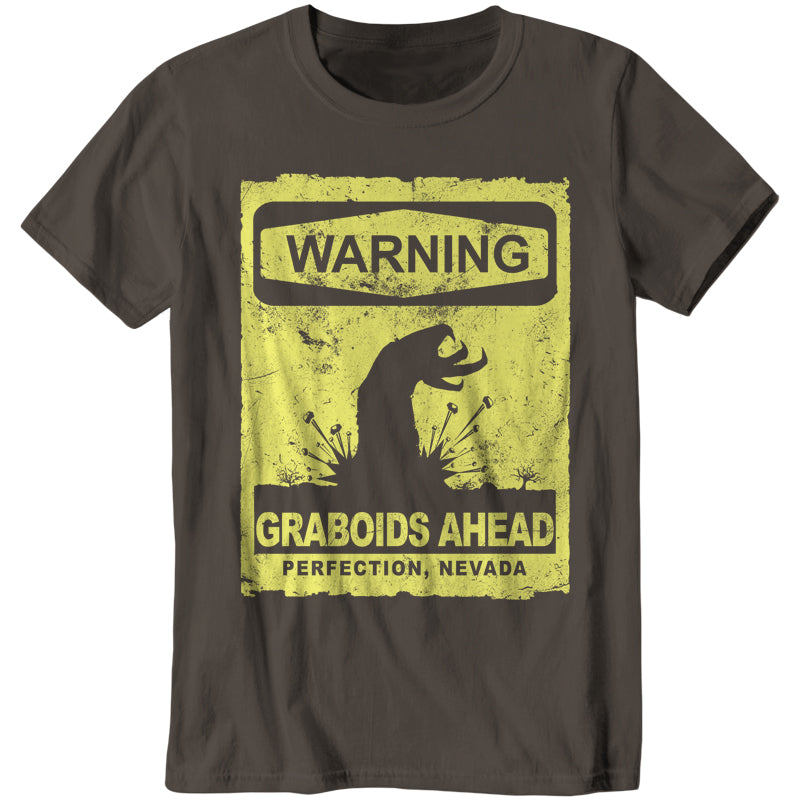 Warning: Graboids Ahead T-Shirt - FiveFingerTees