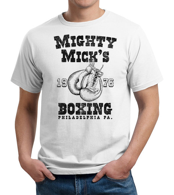 Rocky Balboa T-Shirt New Mens Might Mick's Boxing Gym in Sizes SM - 5XL Rocky Balboa T-Shirt New Mens Might Mick's Boxing Gym in Sizes SM - 5XL