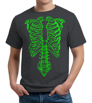 Spinal Tap Green Skeleton T-Shirt - FiveFingerTees