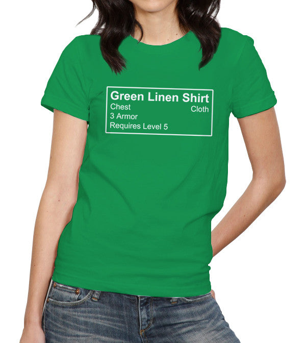 Green Linen Shirt T-Shirt - FiveFingerTees