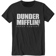 Black Dunder Mifflin T-Shirt - FiveFingerTees