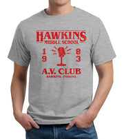 Hawkins Middle School A.V. Club T-Shirt - FiveFingerTees