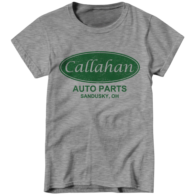 Callahan Auto Parts Ladies T-Shirt - FiveFingerTees
