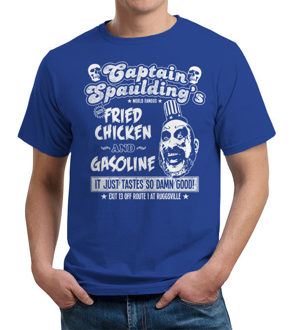 Captain Spaulding's Fried Chicken And Gasoline T-Shirt - FiveFingerTees
