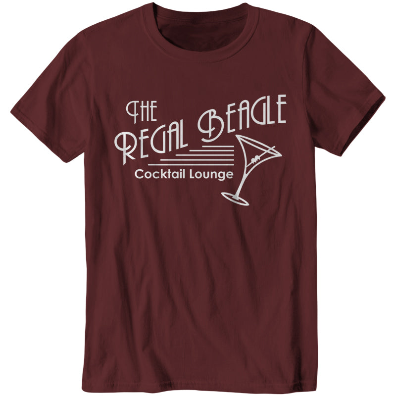 The Regal Beagle T Shirt FiveFingerTees Guys 3X Large Guys Only Maroon