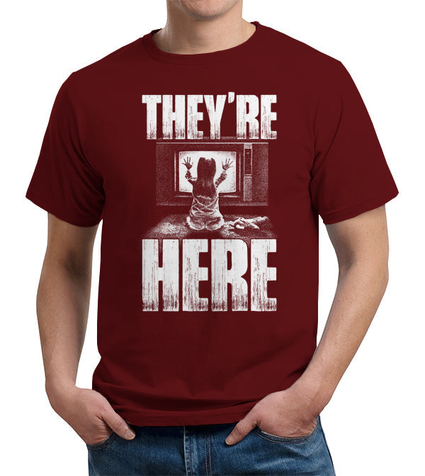 They're Here T-Shirt - FiveFingerTees