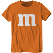 Orange M&M Costume T-Shirt - FiveFingerTees