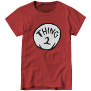 Thing 2 Ladies T-Shirt - FiveFingerTees