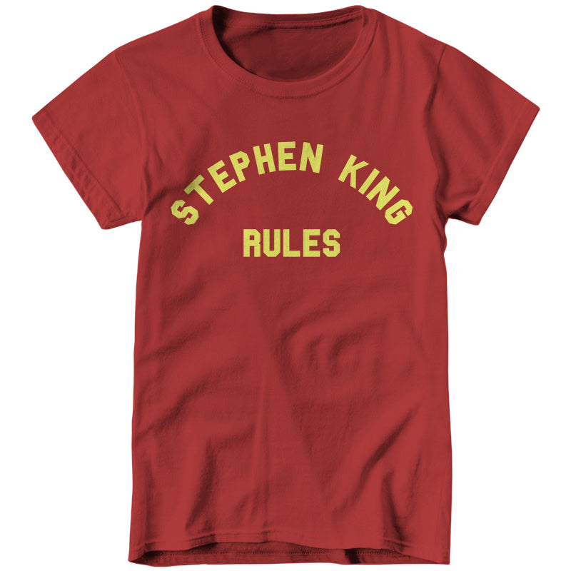 Stephen King Rules Ladies T-Shirt - FiveFingerTees