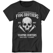 Frog Brothers Vampire Hunters Ladies T-Shirt - FiveFingerTees