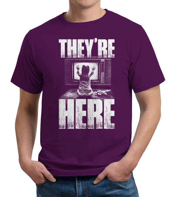 They're Here T-Shirt - FiveFingerTees
