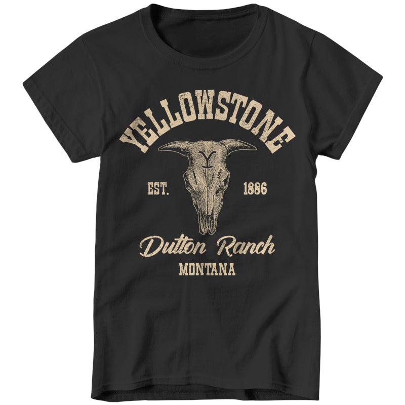 Yellowstone Dutton Ranch Ladies T-Shirt - FiveFingerTees