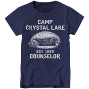 Camp Crystal Lake Ladies T-Shirt - FiveFingerTees