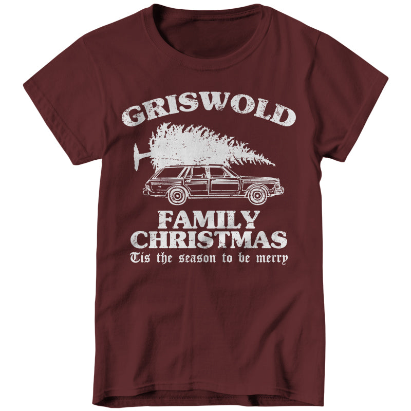 Griswold Family Christmas Ladies T-Shirt - FiveFingerTees