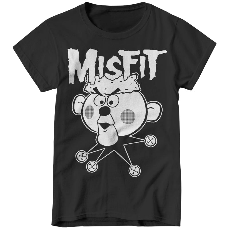 Misfit Jack In The Box Ladies T-Shirt - FiveFingerTees