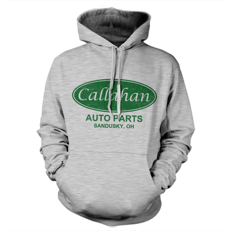 Callahan Auto Parts Hoodie - FiveFingerTees