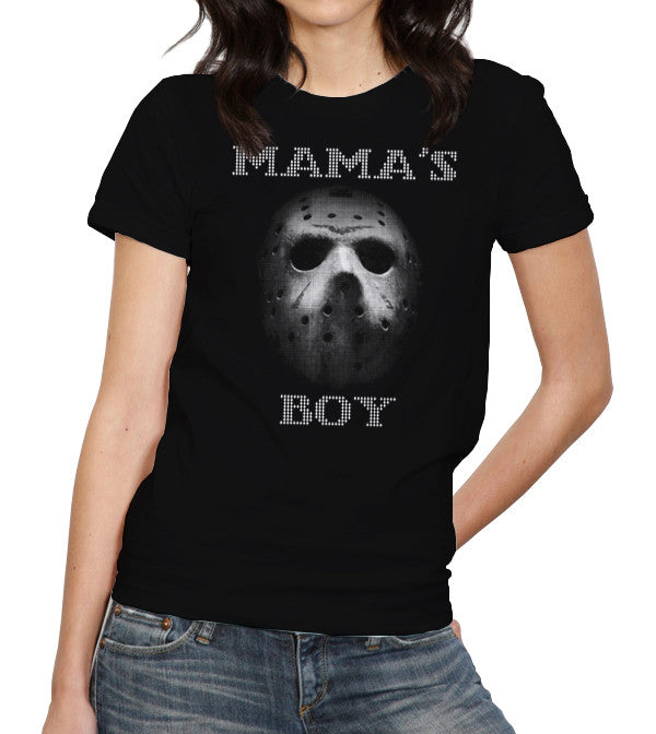 Mama's Boy Jason Voorhees T-Shirt - FiveFingerTees