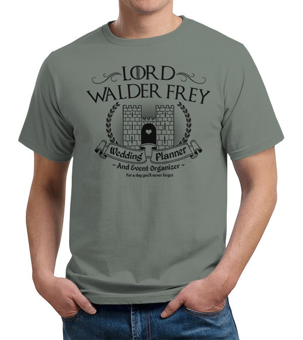 Lord Walder Frey Wedding Planner T-Shirt - FiveFingerTees