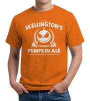 Skellington's Pumpkin Ale T-Shirt - FiveFingerTees