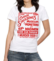 Captain Spaulding's Museum Of Monsters And Madmen T-Shirt - FiveFingerTees