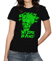 Ack! We Come In Peace T-Shirt - FiveFingerTees