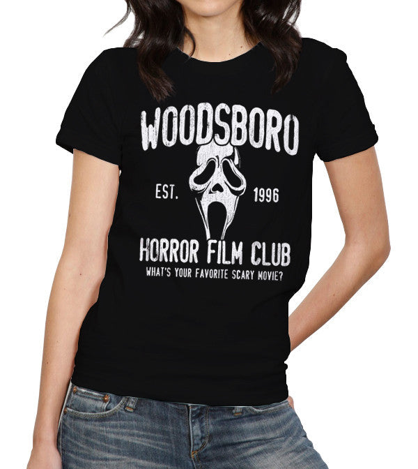 Woodsboro Horror Film Club T-Shirt - FiveFingerTees