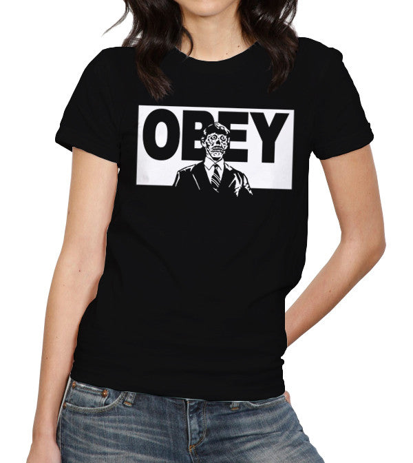 They Live Obey T-Shirt - FiveFingerTees