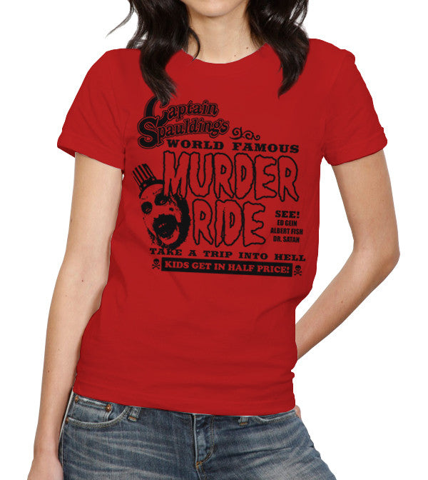 Captain Spauldings Murder Ride T-Shirt - FiveFingerTees